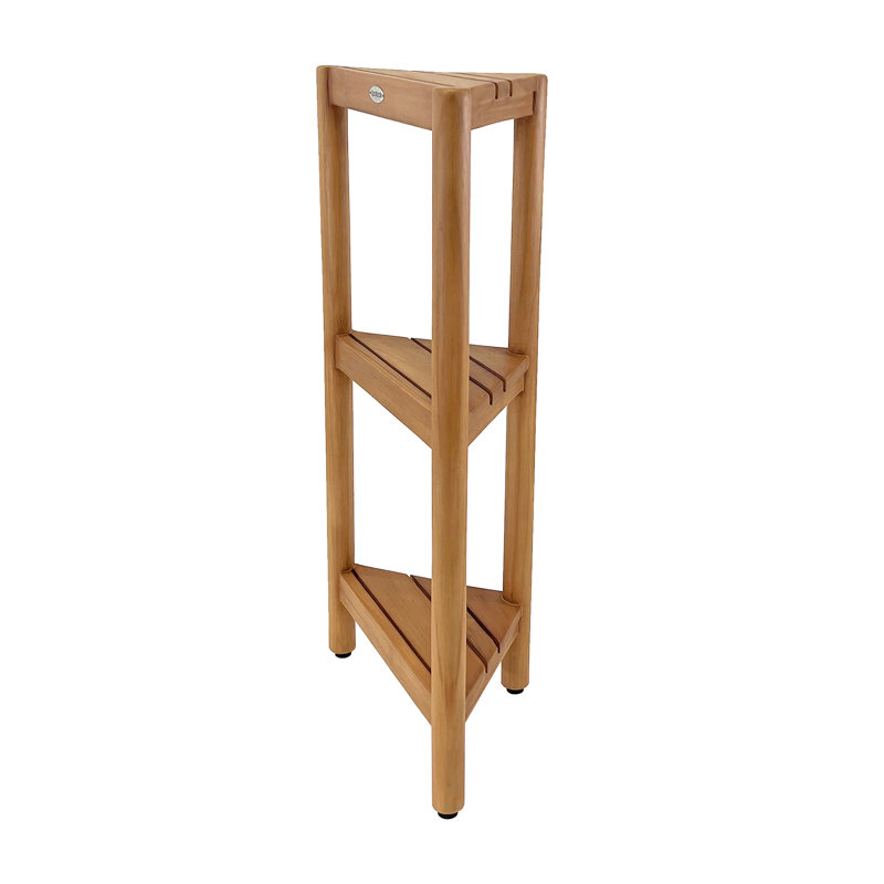 Asta Furniture, Inc. Solid Wood Freestanding Bathroom Shelves Wayfair